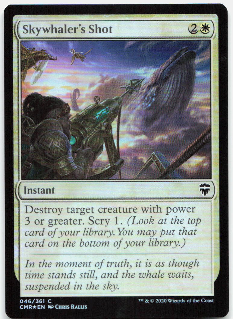 Skywhaler's Shot NM Foil C Commander Legends 46