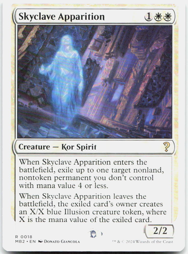 Skyclave Apparition (White Border) NM R Mystery Booster 2 18