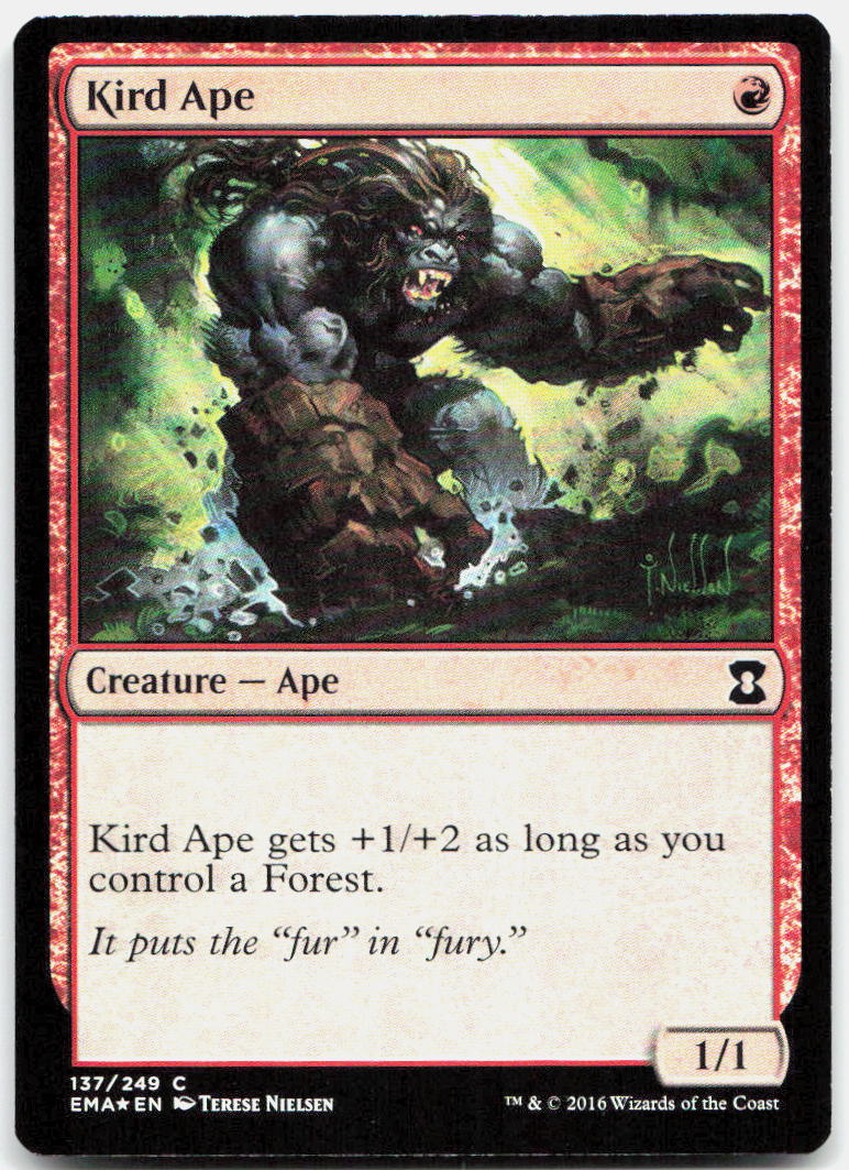 Kird Ape NM Foil C Eternal Masters 137