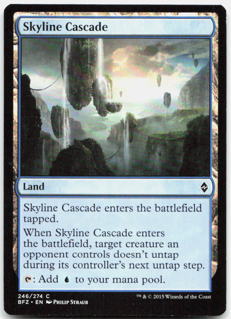 Skyline Cascade NM C Battle for Zendikar 246