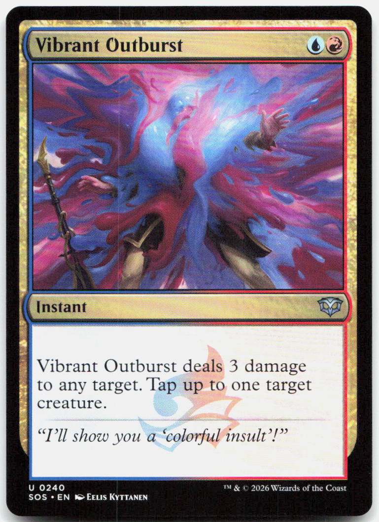 Vibrant Outburst NM U Secrets of Strixhaven 240