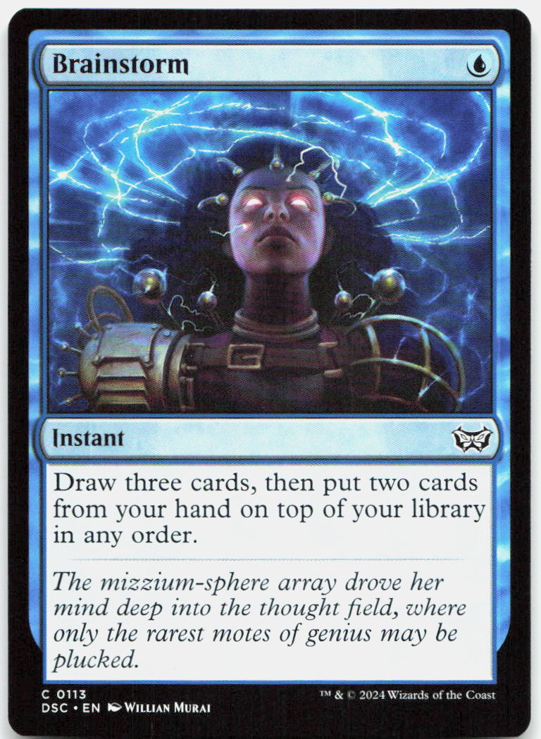 Brainstorm NM C Commander: Duskmourn: House of Horror 113