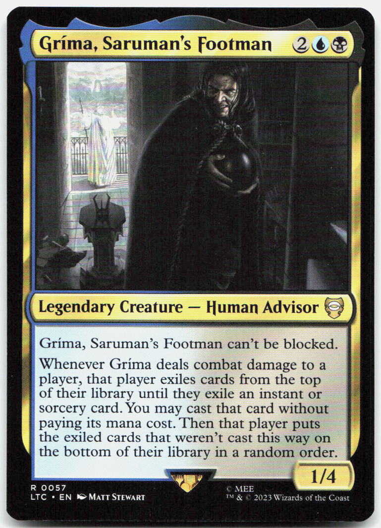 Grima, Saruman's Footman NM R : The Lord of the Rings: Tales of Middle-earth 57