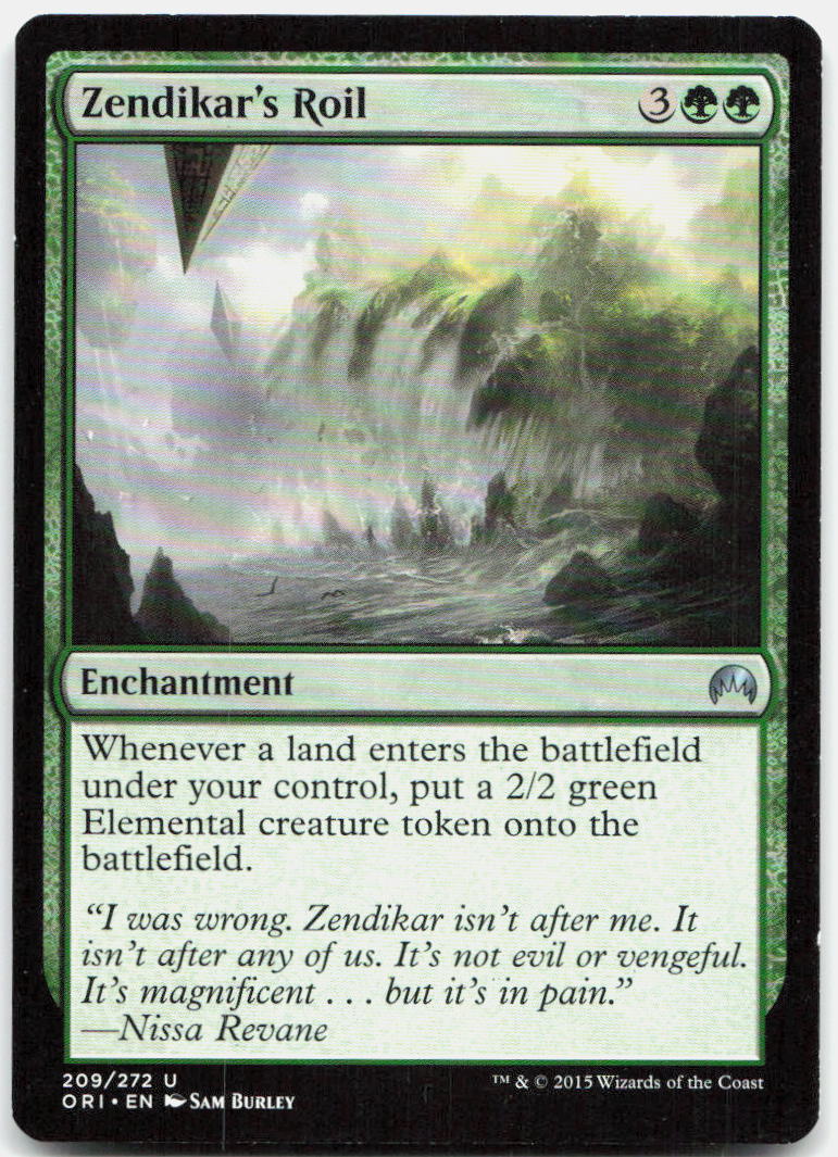 Zendikar's Roil NM U Magic Origins 209