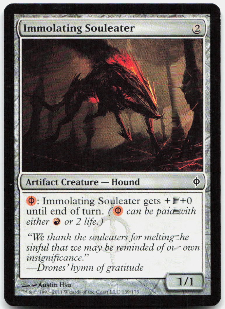 Immolating Souleater NM C New Phyrexia 139