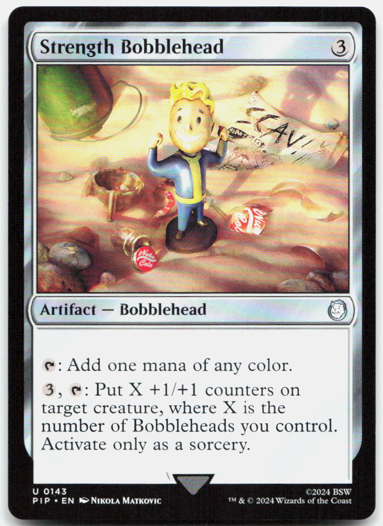 Strength Bobblehead NM U Universes Beyond: Fallout 143