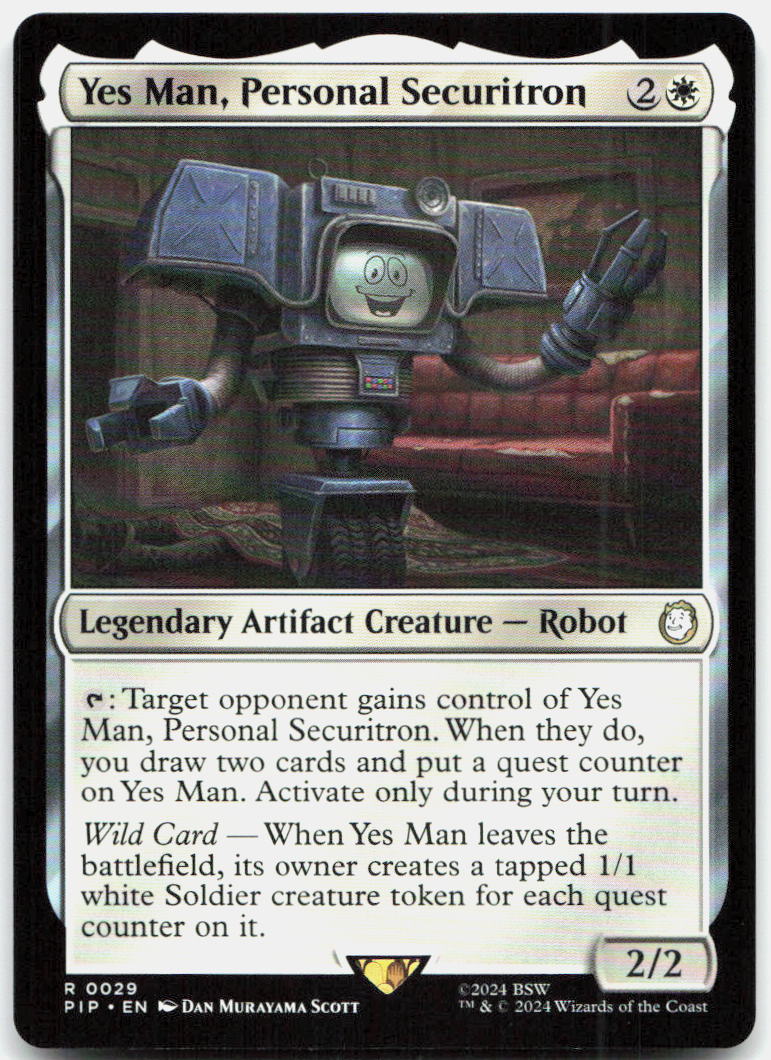 Yes Man, Personal Securitron NM R Universes Beyond: Fallout 29