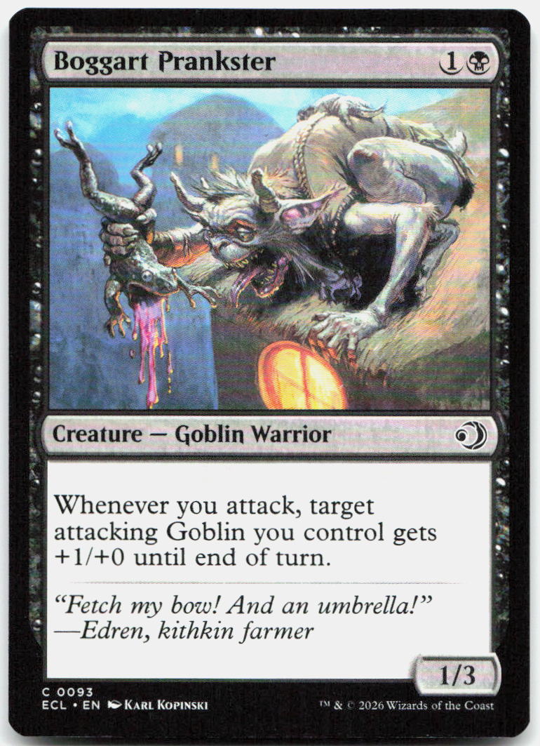 Boggart Prankster NM C Lorwyn Eclipsed 93