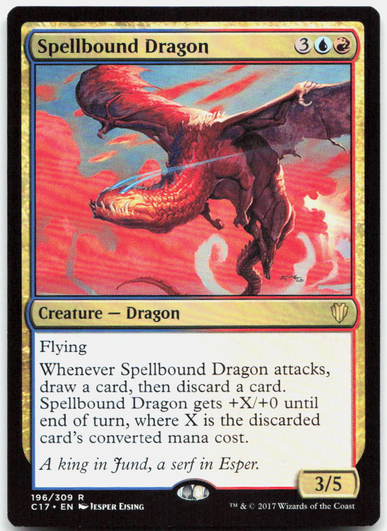 Spellbound Dragon NM R Commander 2017 196