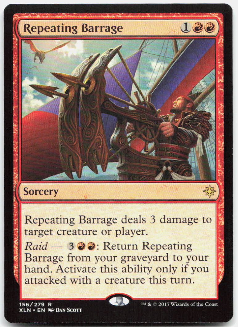 Repeating Barrage NM R Ixalan 156
