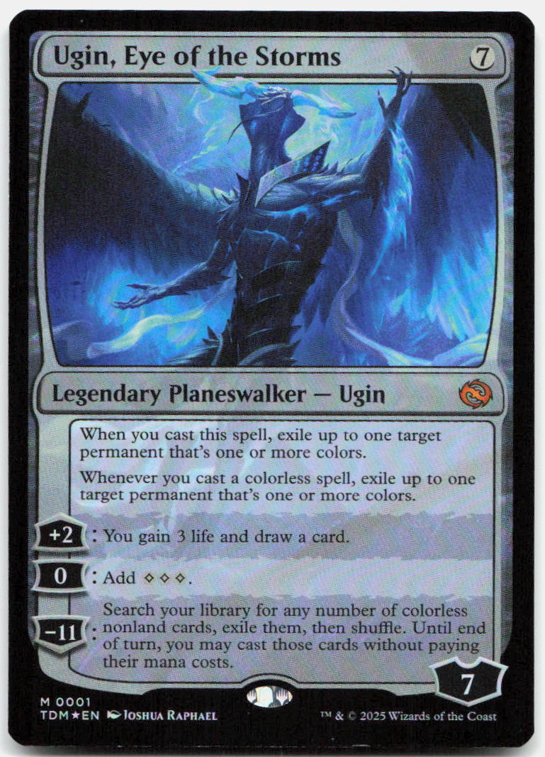 Ugin, Eye of the Storms NM Foil M Tarkir: Dragonstorm 1
