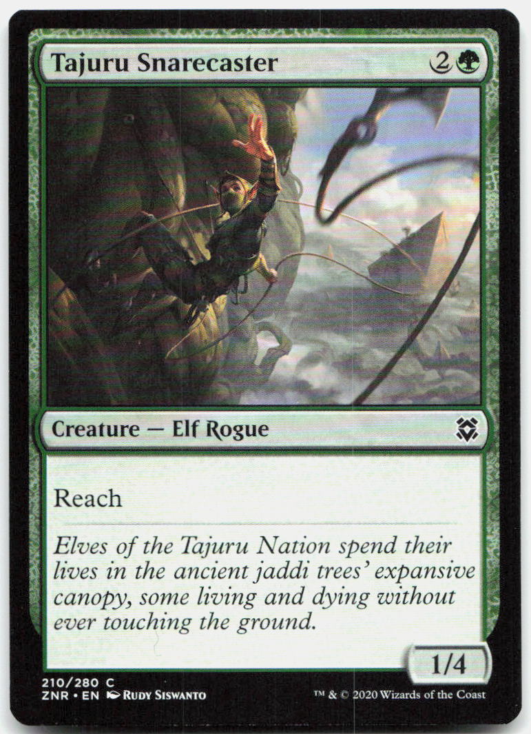 Tajuru Snarecaster NM C Zendikar Rising 210