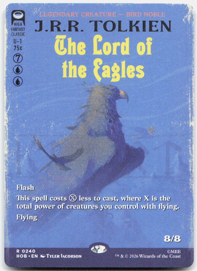 The Lord of the Eagles (Borderless) NM R The Hobbit 240