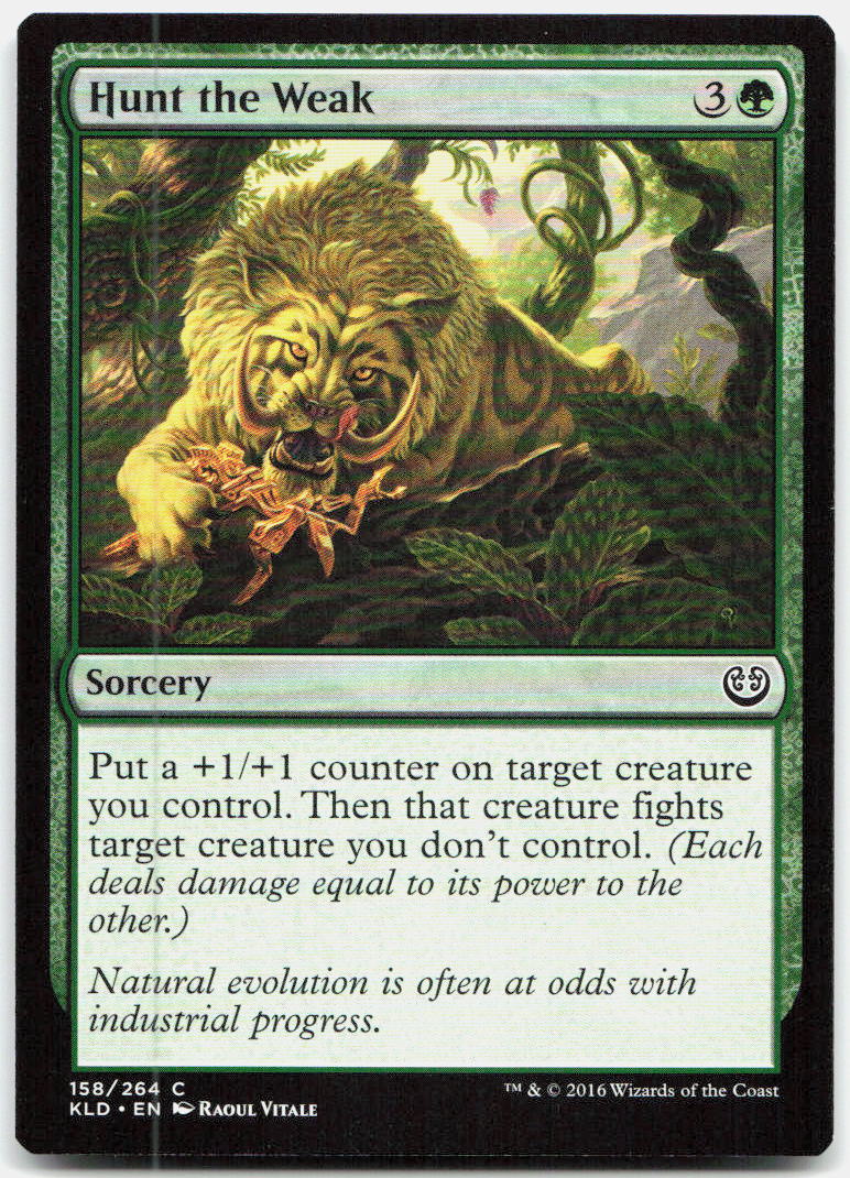 Hunt the Weak NM C Kaladesh 158
