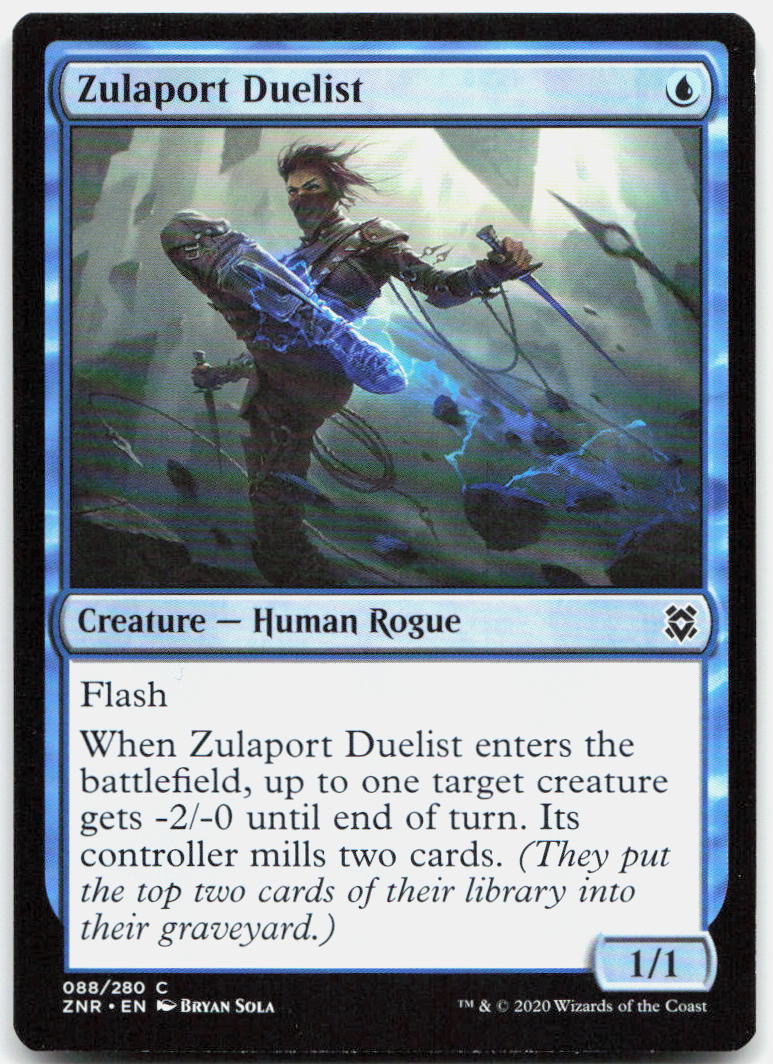 Zulaport Duelist NM C Zendikar Rising 88