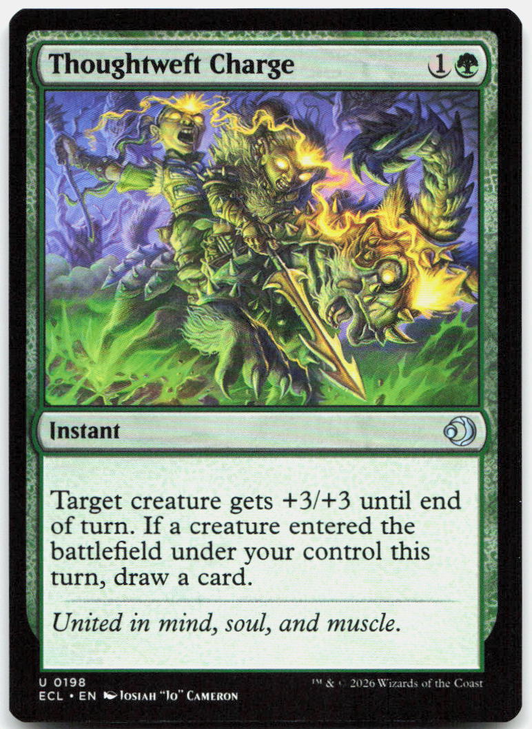 Thoughtweft Charge NM U Lorwyn Eclipsed 198