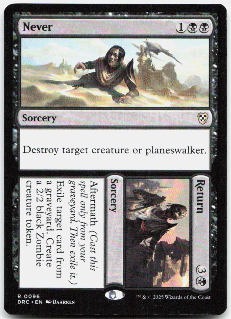 Never // Return NM R Commander: Aetherdrift 96
