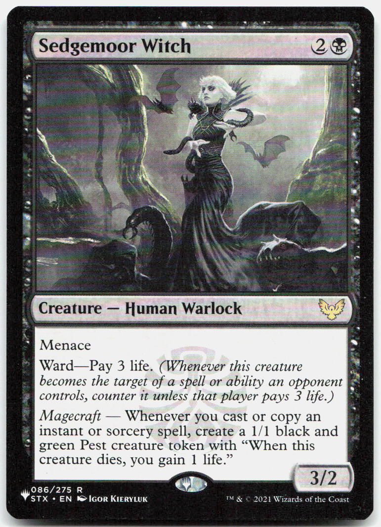 Sedgemoor Witch NM R Strixhaven: School of Mages 86