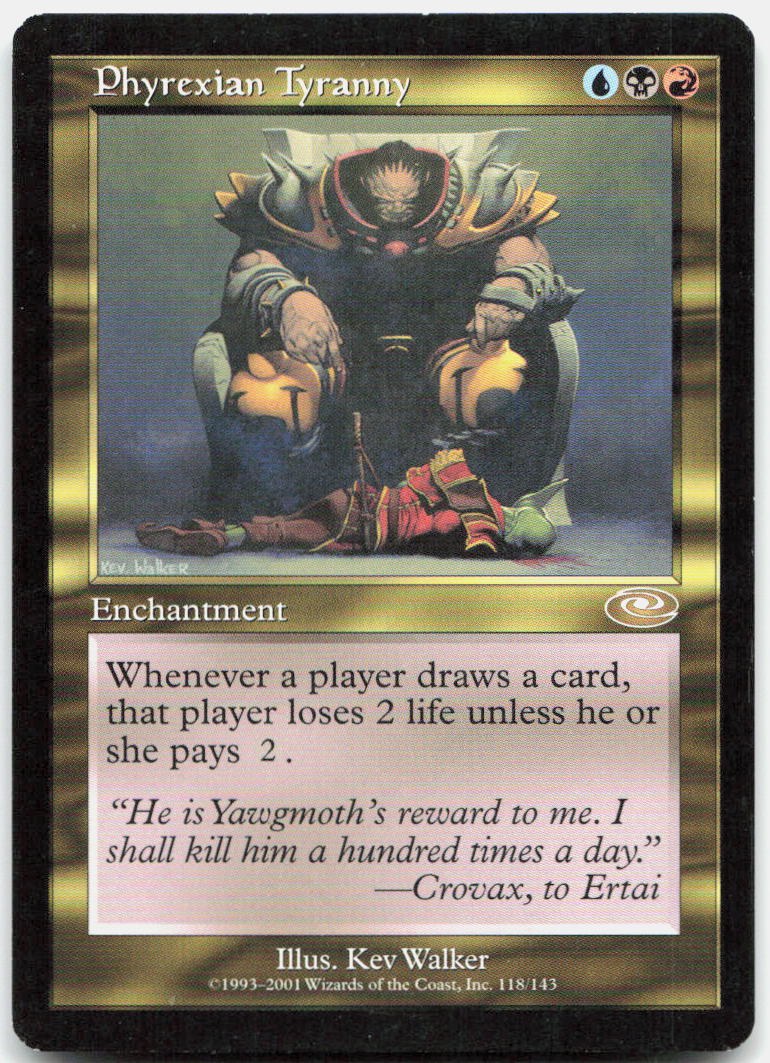 Phyrexian Tyranny NM R Planeshift 118