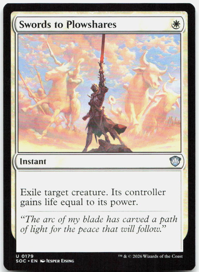 Swords to Plowshares NM U Commander: Secrets of Strixhaven 179