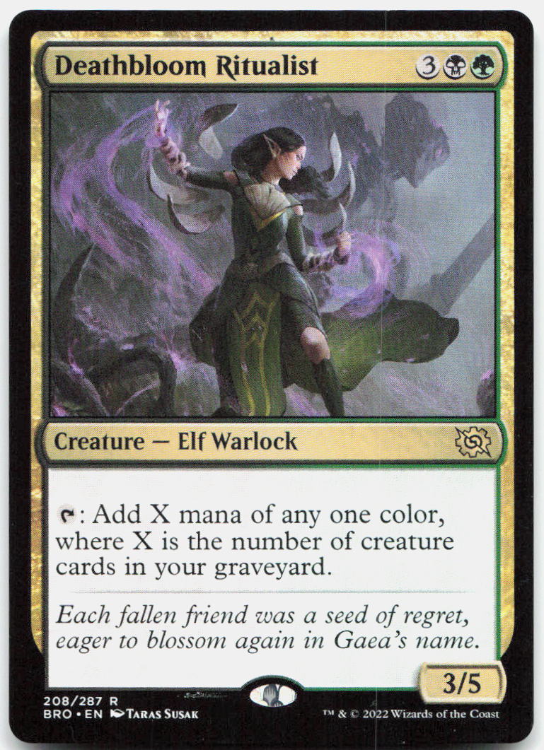 Deathbloom Ritualist NM R The Brothers' War 208