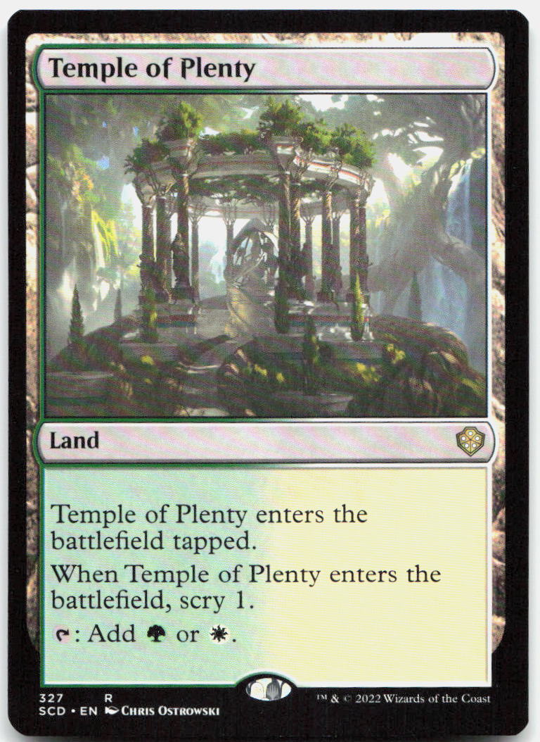 Temple of Plenty NM R Starter Commander Decks 327