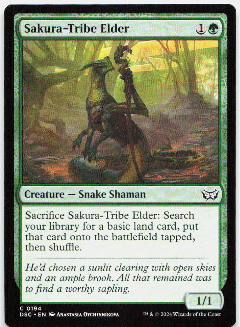Sakura-Tribe Elder NM C Commander: Duskmourn: House of Horror 194