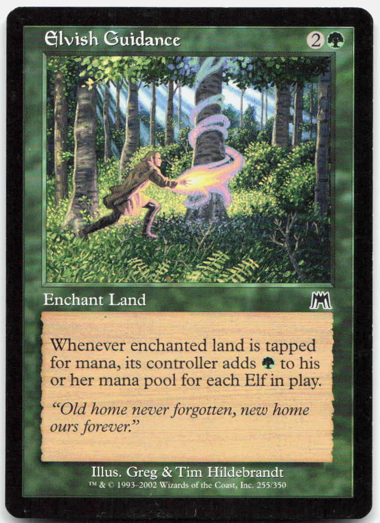 Elvish Guidance NM C Onslaught 255
