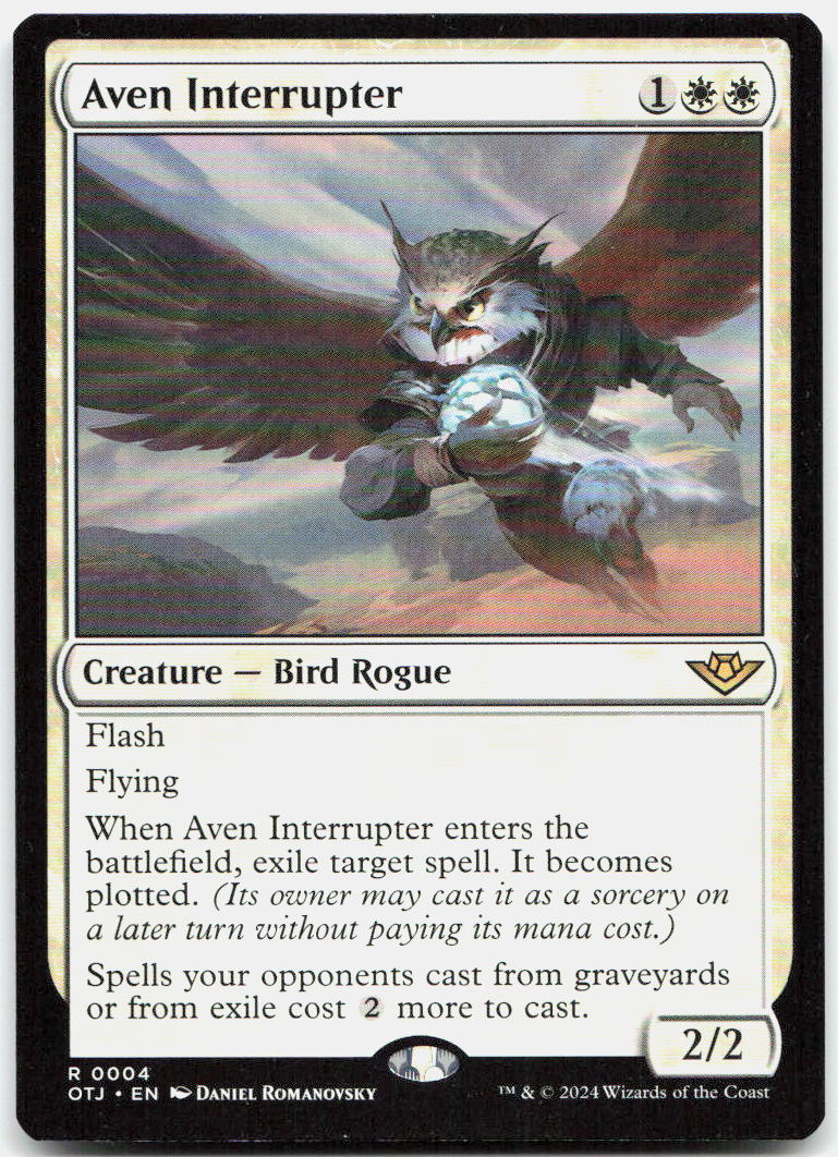 Aven Interrupter NM R Outlaws of Thunder Junction 4