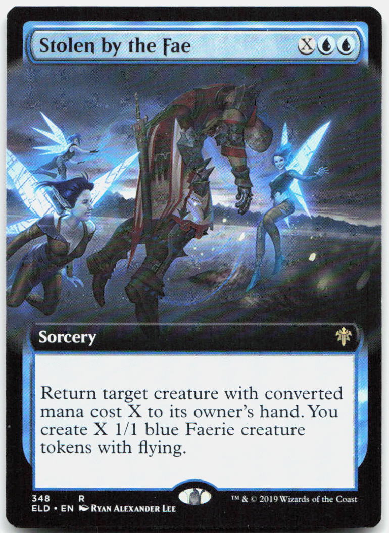 Stolen by the Fae (Extended Art) NM R Throne of Eldraine 348