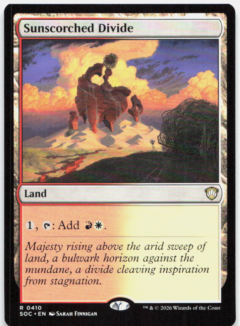 Sunscorched Divide NM R Commander: Secrets of Strixhaven 410