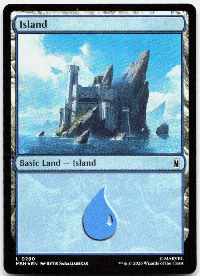 Island NM Foil L Marvel Super Heroes 290