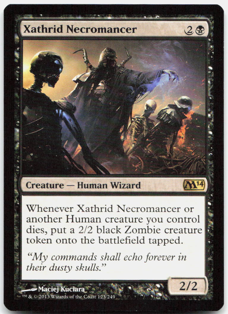 Xathrid Necromancer NM R Magic 2014 (M14) 123