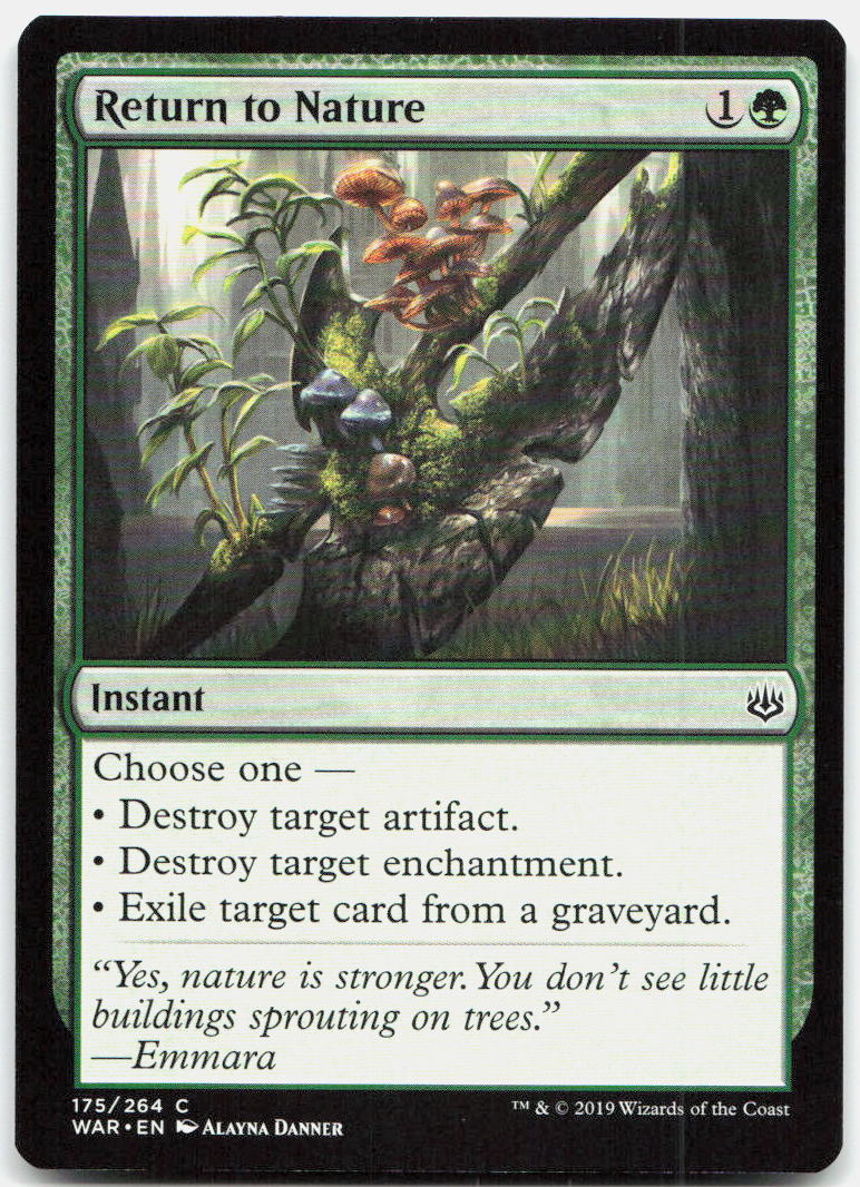 Return to Nature NM C War of the Spark 175