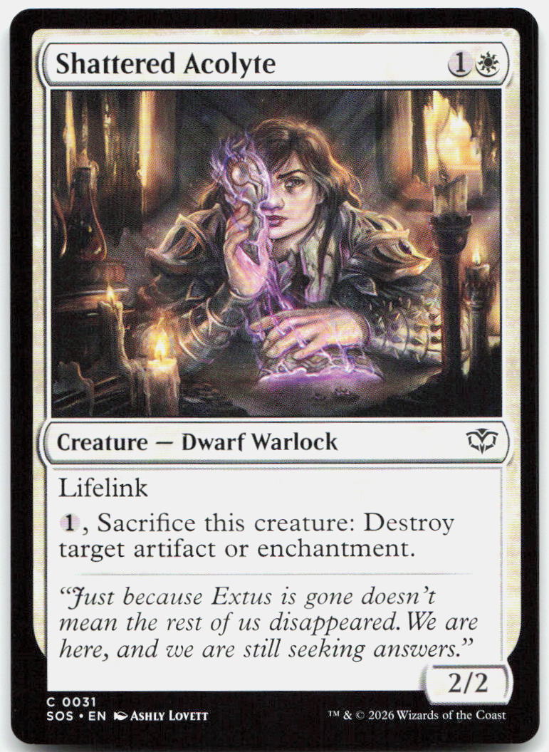 Shattered Acolyte NM C Secrets of Strixhaven 31