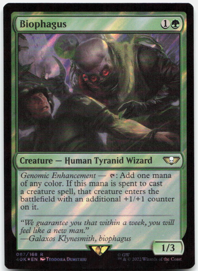 Biophagus (Surge Foil) NM Foil R Universes Beyond: Warhammer 40,000 87