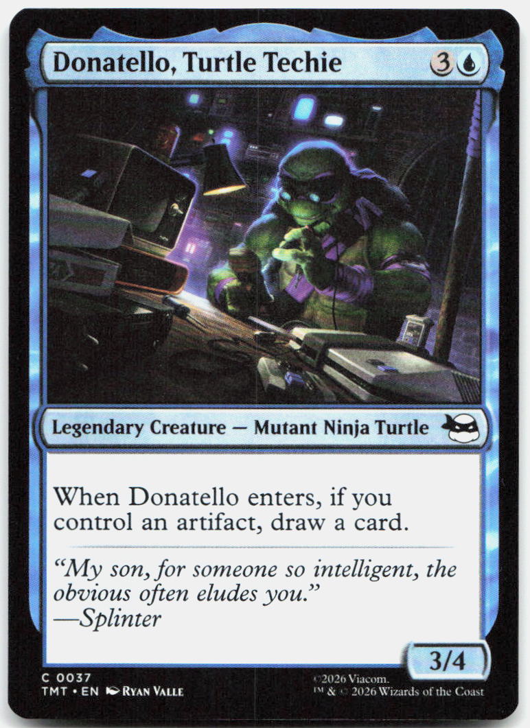 Donatello, Turtle Techie NM C Teenage Mutant Ninja Turtles 37