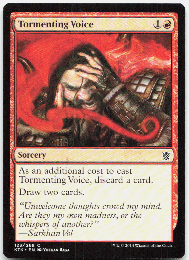 Tormenting Voice NM C Khans of Tarkir 123