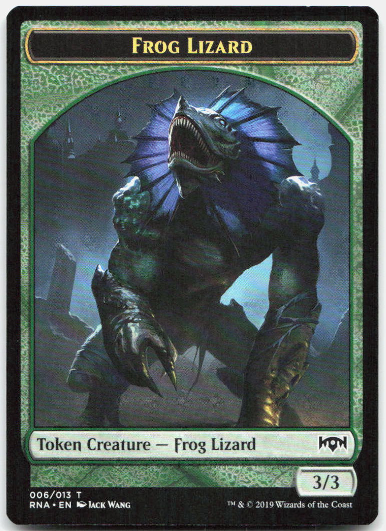 Frog Lizard Token NM T Ravnica Allegiance 6