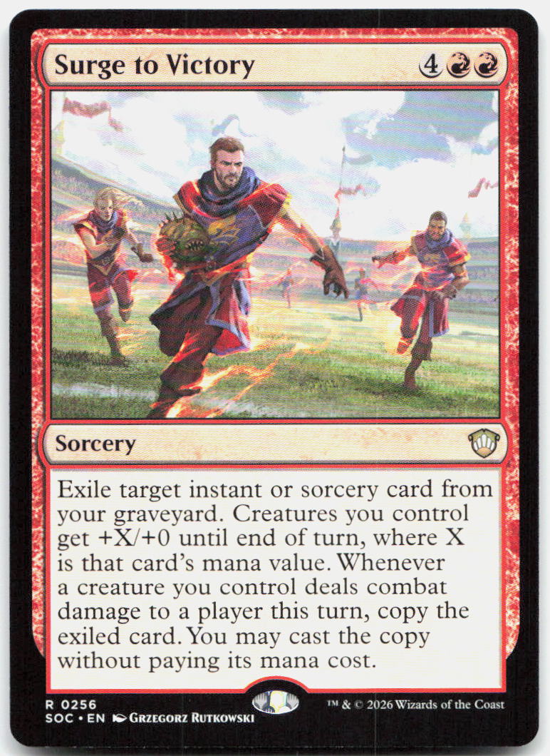 Surge to Victory NM R Commander: Secrets of Strixhaven 256