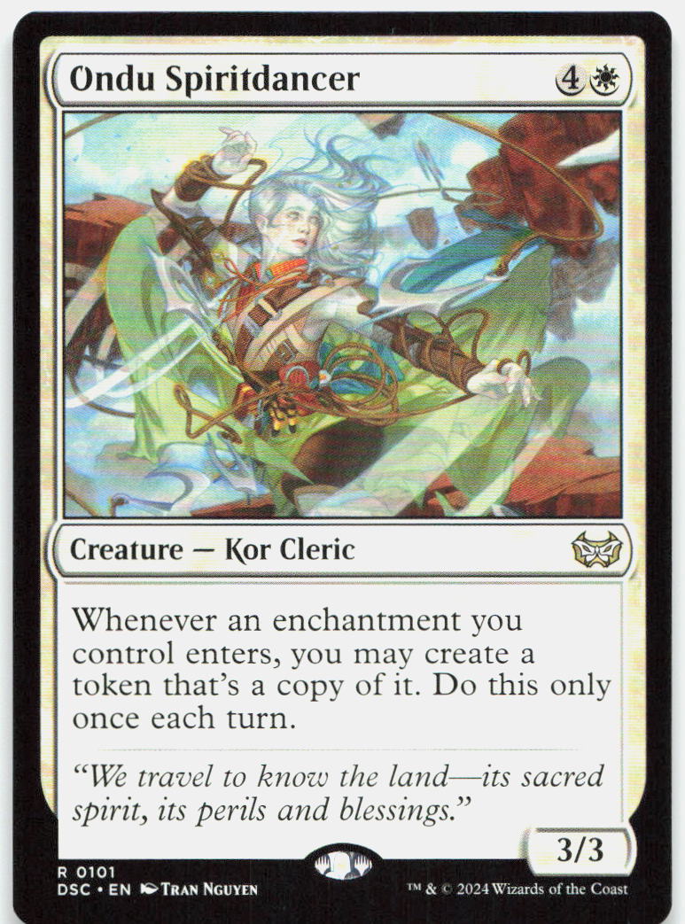 Ondu Spiritdancer NM R Commander: Duskmourn: House of Horror 101