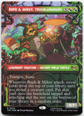 Raph & Mikey, Troublemakers (Showcase) NM Foil R Teenage Mutant Ninja Turtles 25
