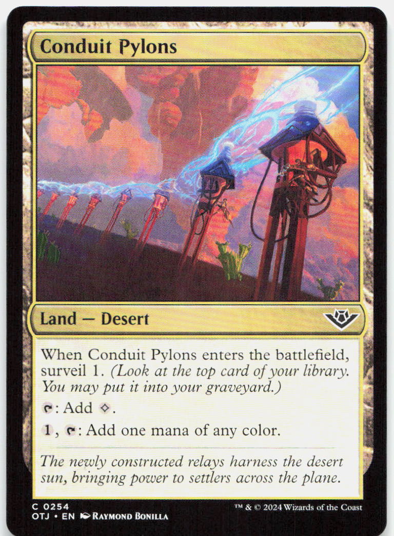 Conduit Pylons NM C Outlaws of Thunder Junction 254