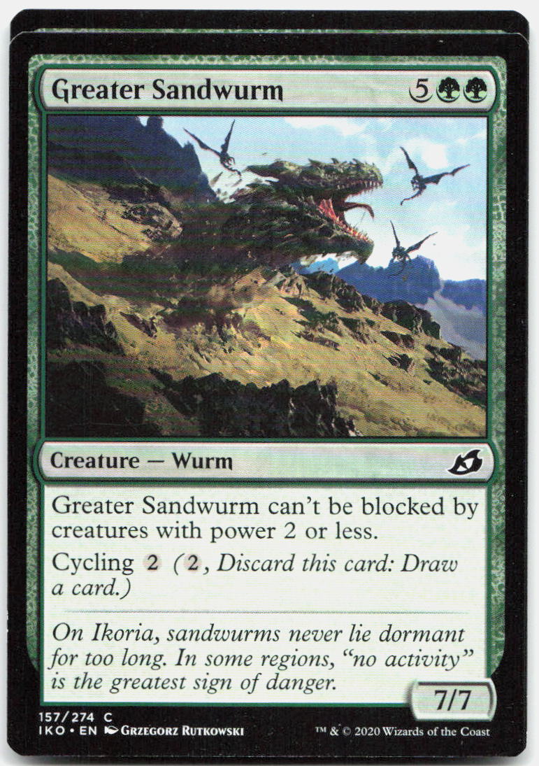 Greater Sandwurm NM C Ikoria: Lair of Behemoths 157