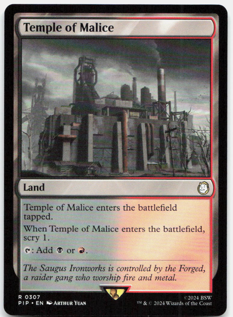 Temple of Malice NM R Universes Beyond: Fallout 307