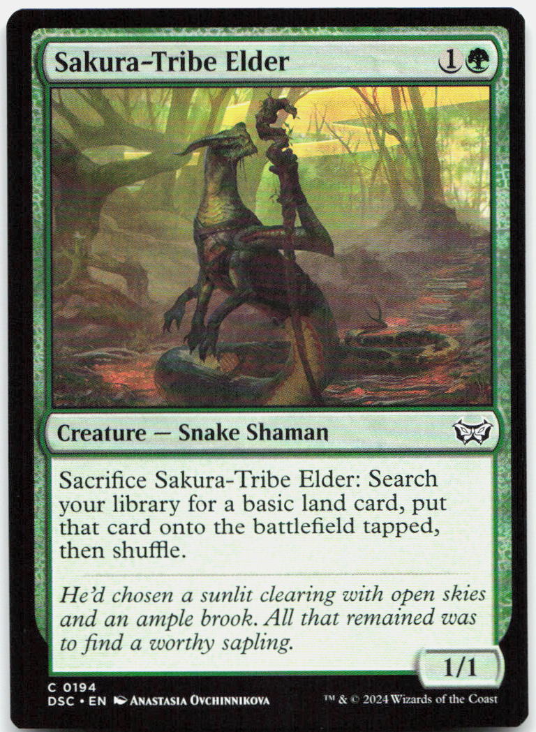 Sakura-Tribe Elder NM C Commander: Duskmourn: House of Horror 194