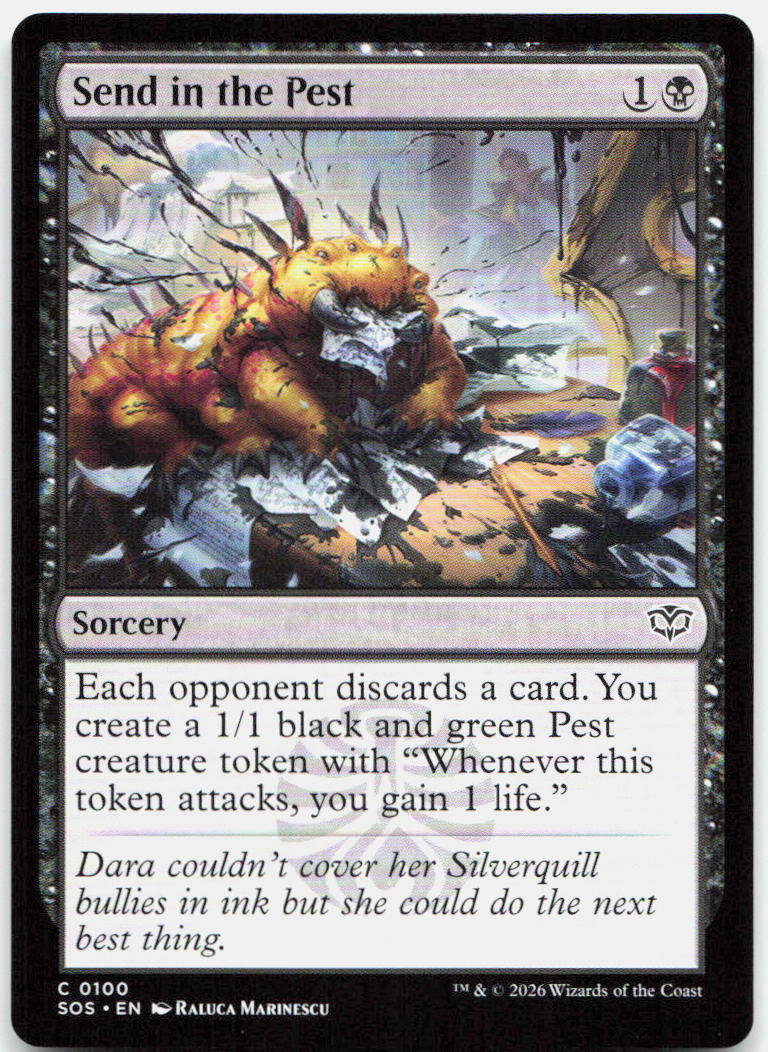 Send in the Pest NM C Secrets of Strixhaven 100