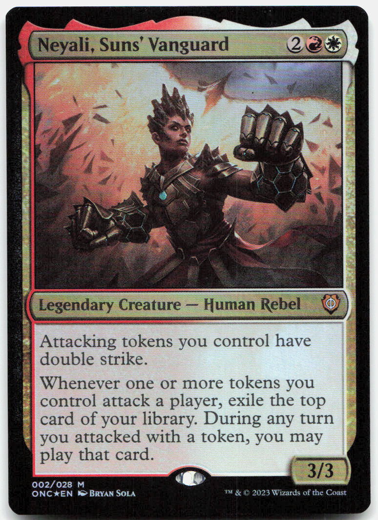 Neyali, Suns' Vanguard NM Foil M Commander: Phyrexia: All Will Be One 2