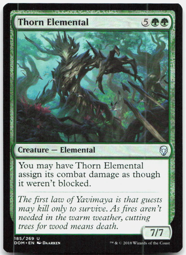 Thorn Elemental NM U Dominaria 185