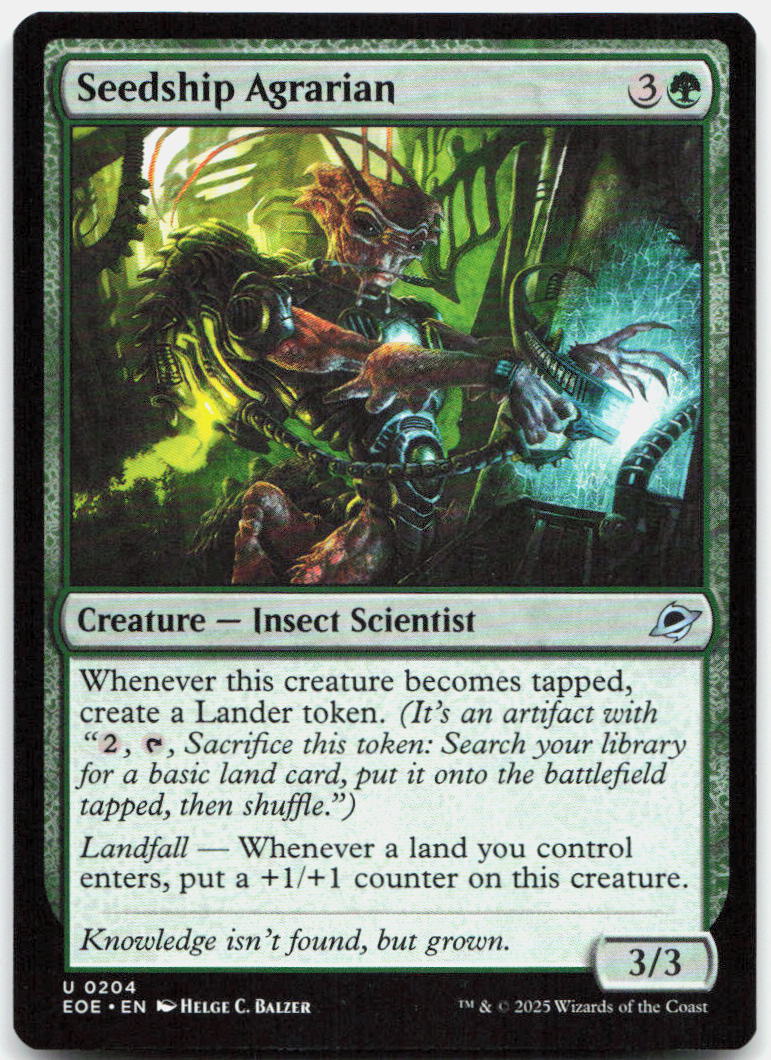 Seedship Agrarian NM U Edge of Eternities 204